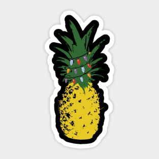 Christmas Pineapple Sticker